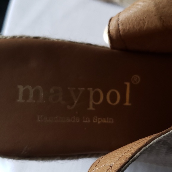 Anthropologie Maypol Colorblock Espadrille Wedges - Picture 7 of 8
